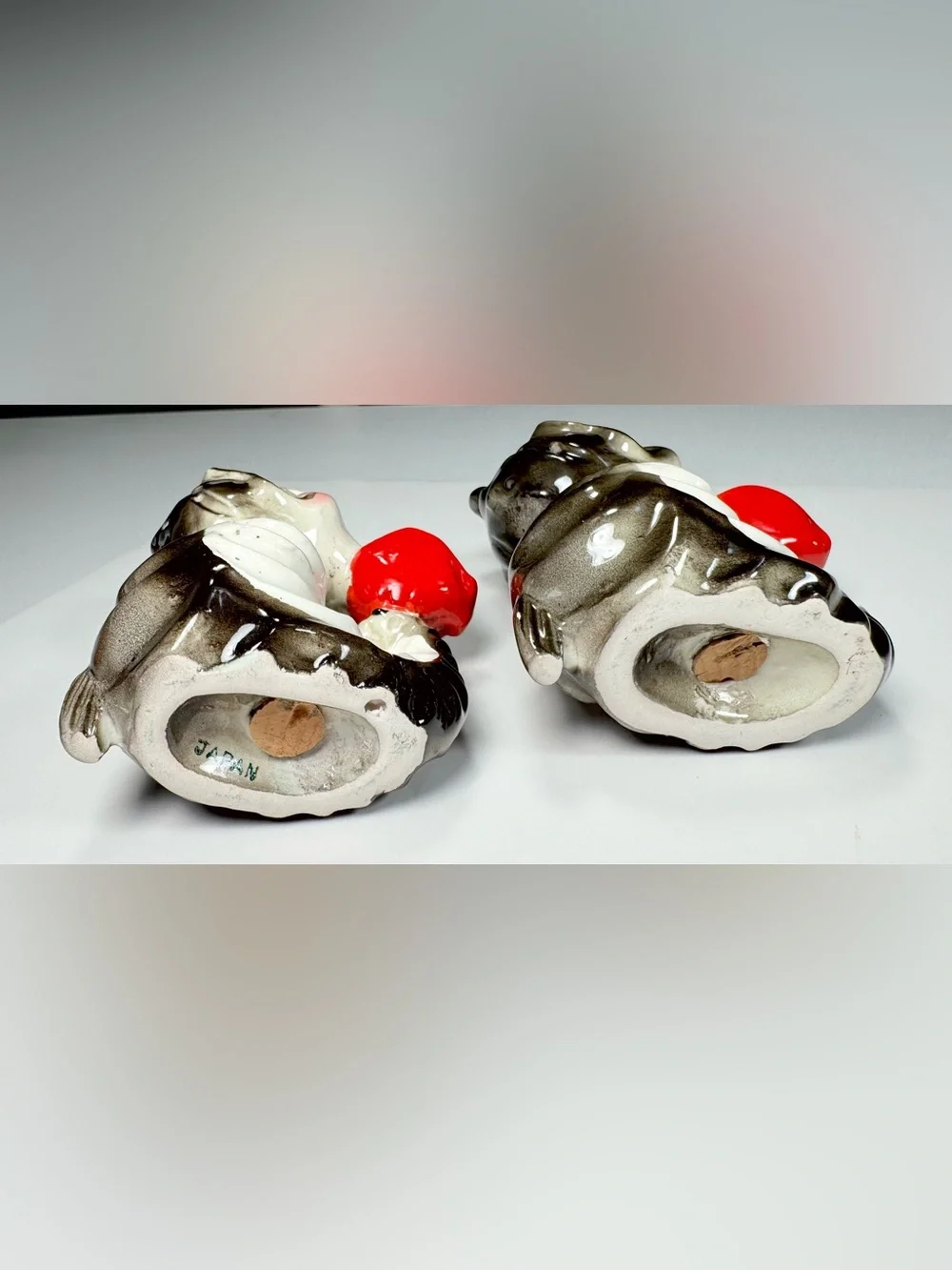 Very Rare 50s Era Anthropomorphic Artmark (?) Seahorses Salt & Pepper Shaker Set